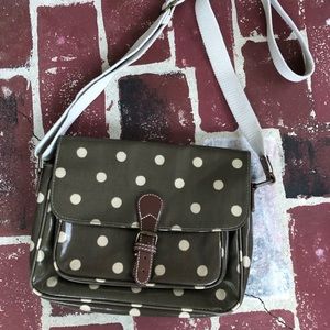 Cath Kidston polka dot satchel style crossbody